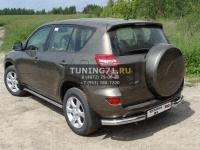 Защита задняя (уголки) 76,1 мм Toyota RAV4 2010